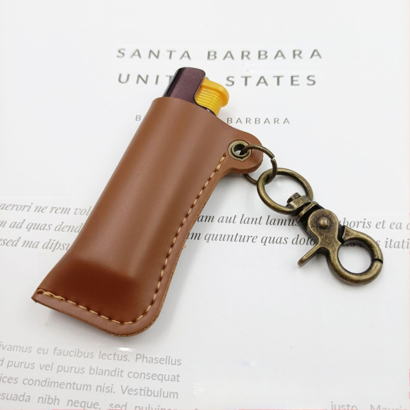 Δερμάτινο προστατευτικό θήκη αναπτήρα με ζώνη-κρέμεση — Xingye, προέλευση Shenzhen, εκτύπωση λογότυπου, δυνατότητα παραμετροποίησης, στυλ Μποέμ/Ιαπωνικό/Απλό