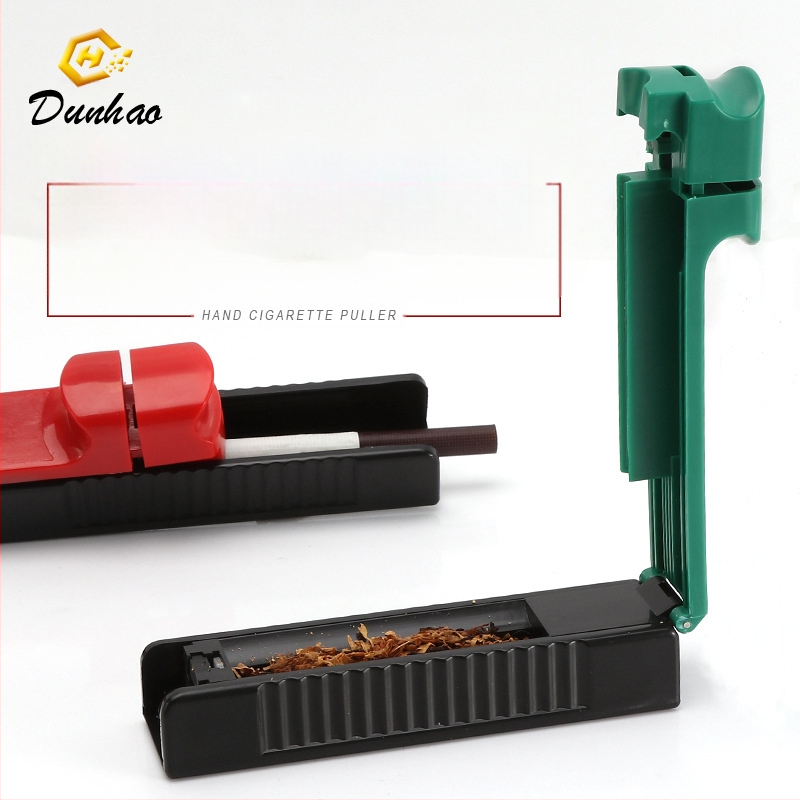 Ръчен дърпач за цигари, пластмасова конструкция, преносим и лесен за употреба, DIY уред за свиване на цигари