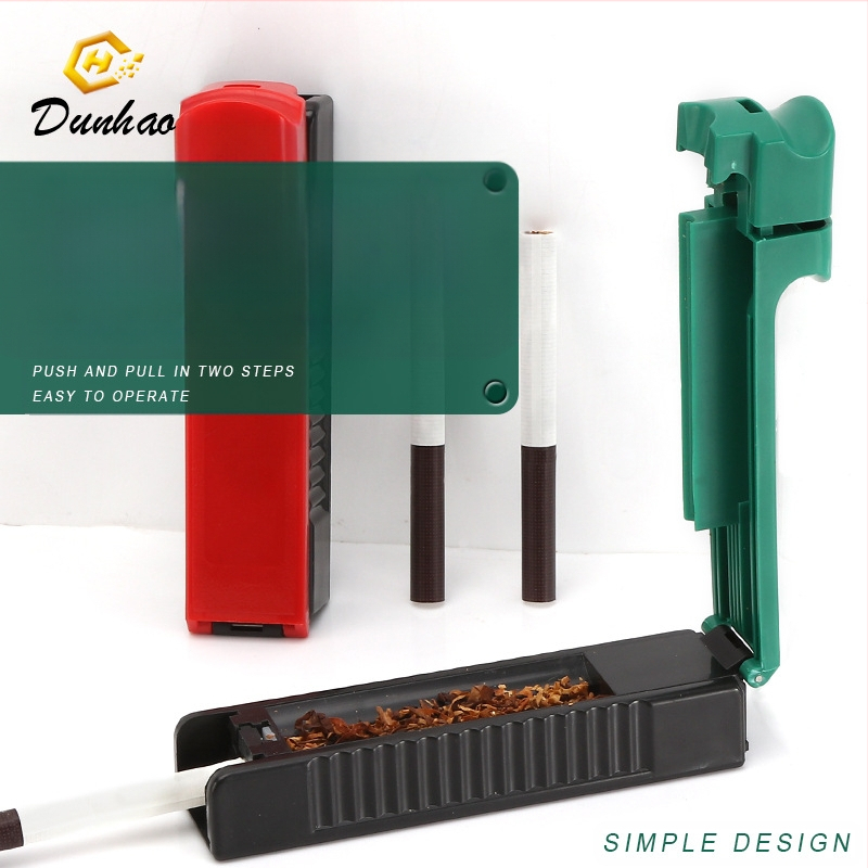 Ръчен дърпач за цигари, пластмасова конструкция, преносим и лесен за употреба, DIY уред за свиване на цигари