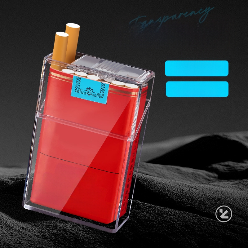 XP008 Ανδρικό σετ θήκης τσιγάρων και αναπτήρα, πλαστικό, εκτύπωση λογότυπου, προσαρμόσιμο, κατάλληλο για δώρα σε διακοπές και εταιρικά δώρα