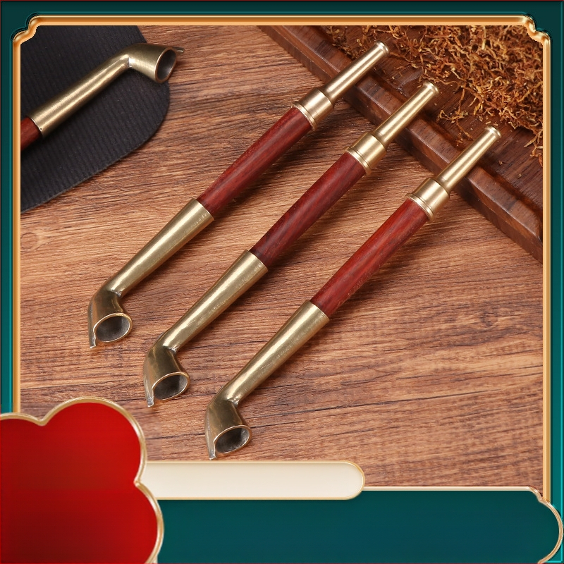 Πίπα καπνίσματος με ξύλινη λαβή, κλασικός σχεδιασμός, διακοσμητικό και συλλεκτικό