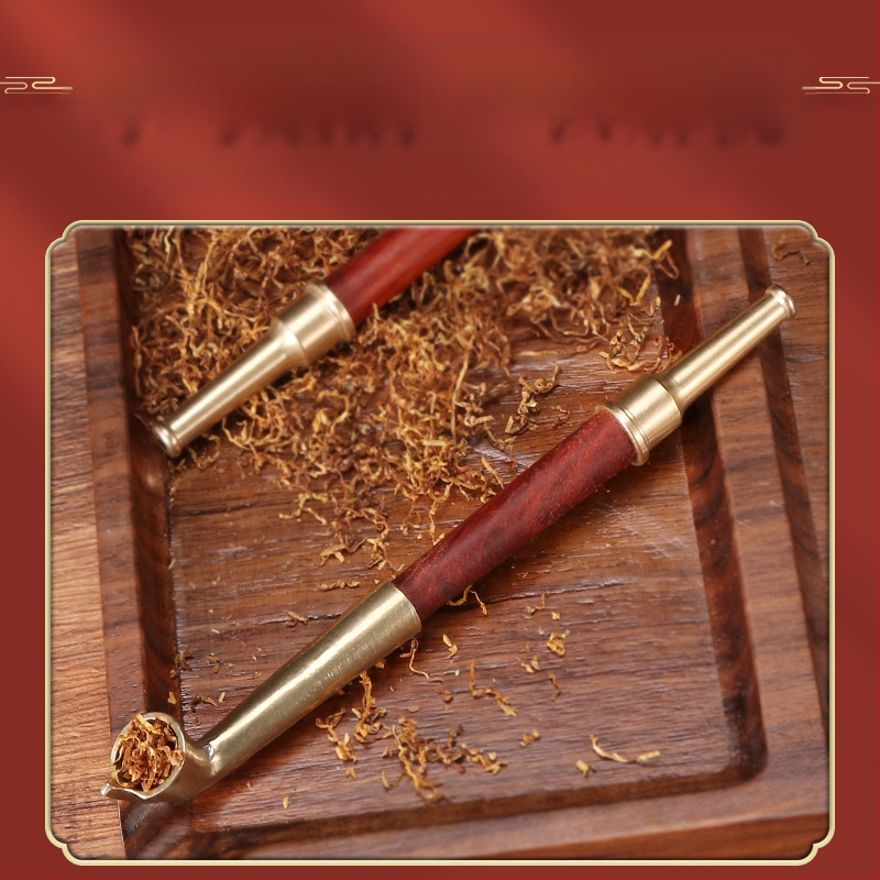 Πίπα καπνίσματος με ξύλινη λαβή, κλασικός σχεδιασμός, διακοσμητικό και συλλεκτικό