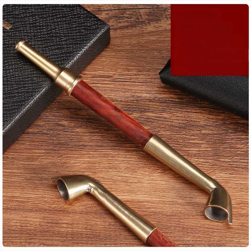 Πίπα καπνίσματος με ξύλινη λαβή, κλασικός σχεδιασμός, διακοσμητικό και συλλεκτικό