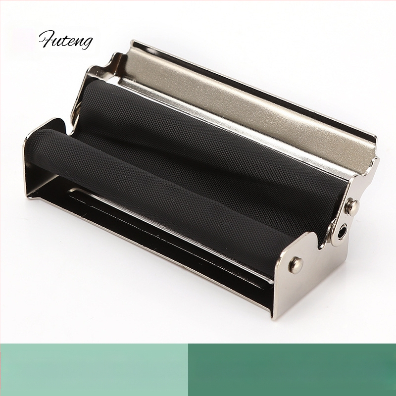 Μεταλλικό φορητό κουτί κύλισης τσιγάρων με καπάκι, χειροκίνητος ρολλερ (Υλικό: Μέταλλο; Φορητό; Με καπάκι; Μάρκα: Futeng)