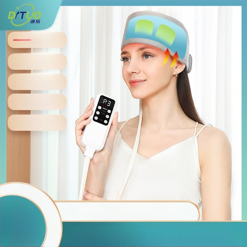 USB maitinamas galvos masažuoklis, mygtukų valdymas, 4 režimai, karšto kompresijos masažas, modelis 0017