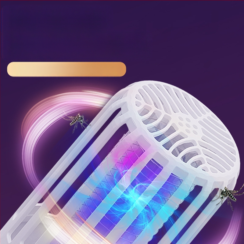 Uodų šviesos lemputė su UV vamzdeliu, dengiamas plotas 11–20 m², valdymo būdas: šviesos bangos ir elektros šokas, įkrovimas per 1 val., korpusas ABS