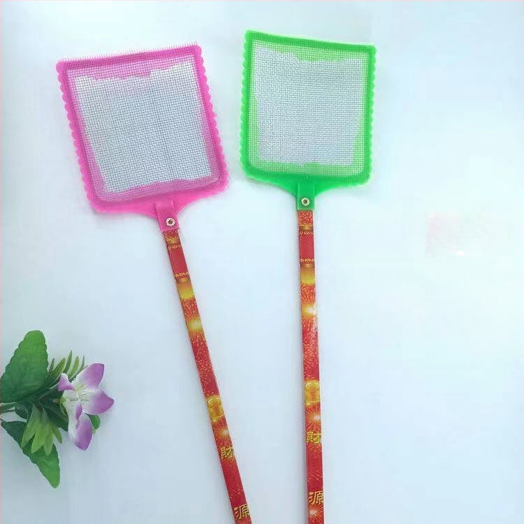 Musės šluotelė iš bambuko ir geležinės grotelės; kinų stiliaus; netoksiška