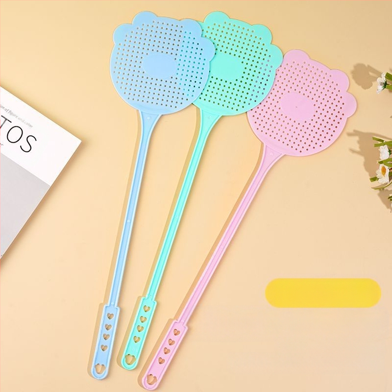 Plastikinis musių plaktukas – šviesus prabangos stilius; medžiaga: plastikas; toksikologija: mikrotoksiškumas