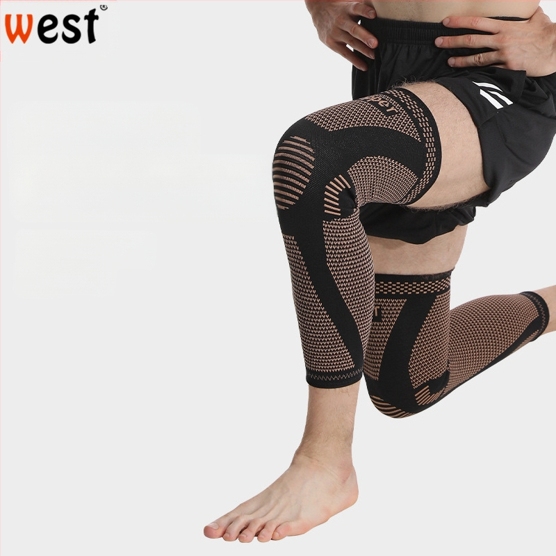 Nailono kelio pagalvėlė su elastine juosta, kelio apsauga bėgimui ir fitnesui