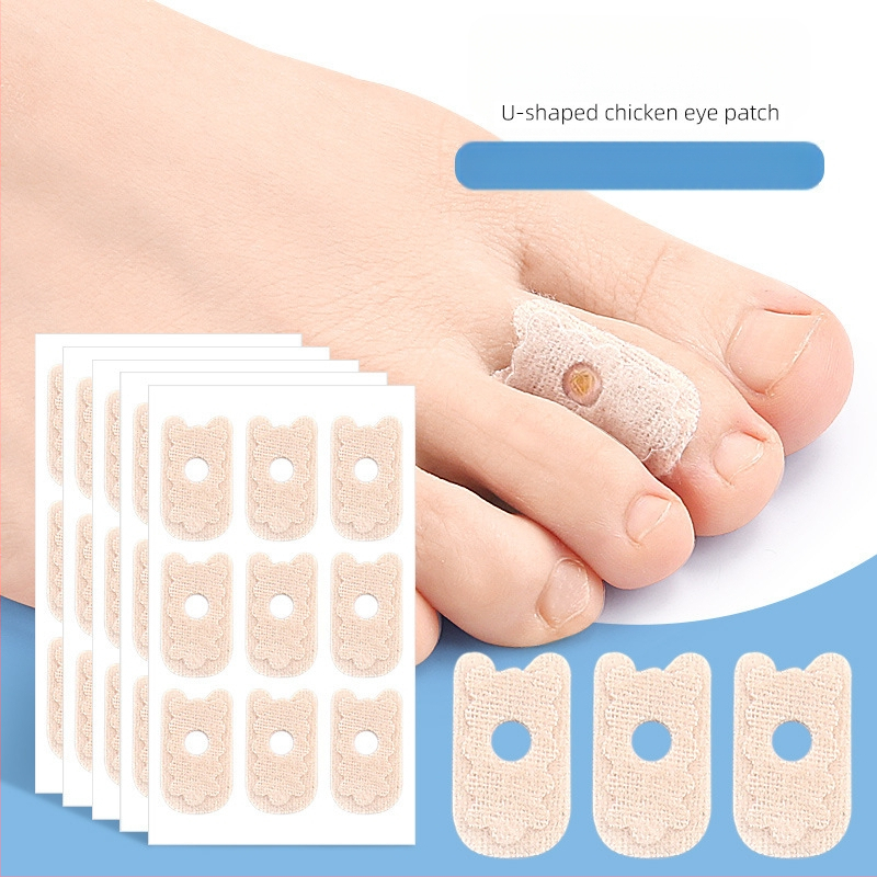 U formos medvilninis pėdų pleistras nuo karpų, apsauga nuo trinimosi ir pūslų, tinka visoms metų laikams