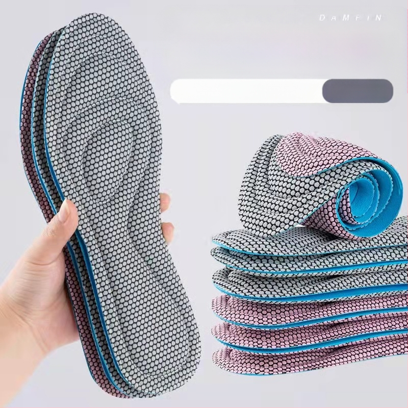 Αντιβακτηριακές σόλες για αθλητικά παπούτσια — 3D απορρόφηση κραδασμών, μασάζ, απορρόφηση ιδρώτα και διαπνοή, πλήρους μήκους, unisex