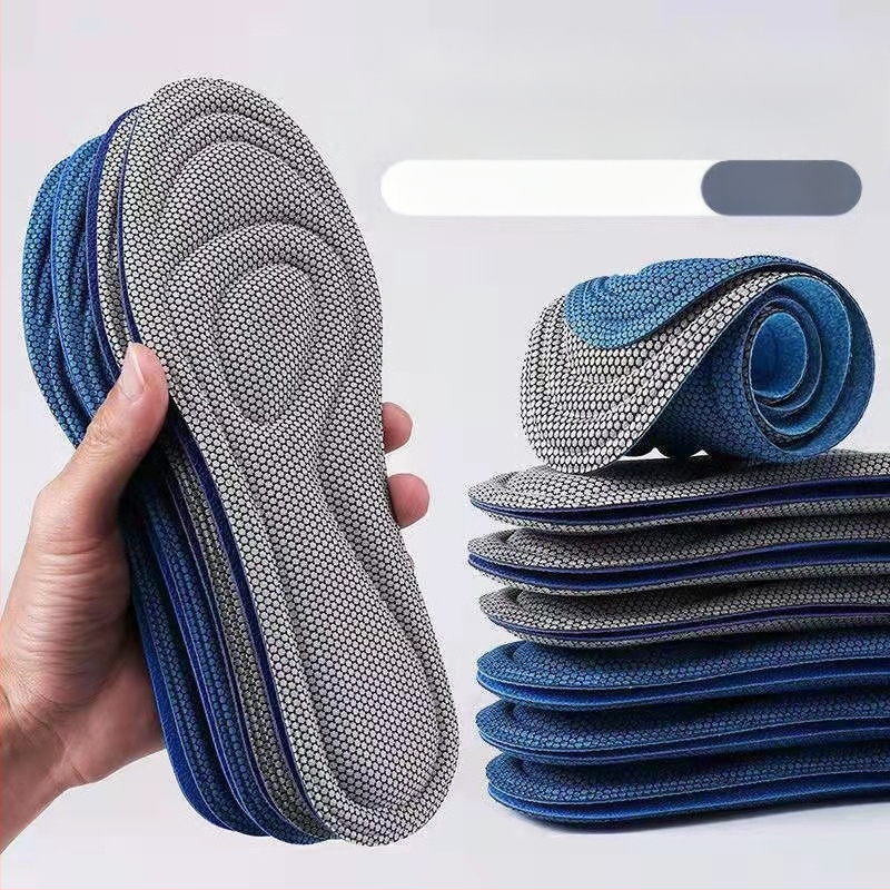 Αντιβακτηριακές σόλες για αθλητικά παπούτσια — 3D απορρόφηση κραδασμών, μασάζ, απορρόφηση ιδρώτα και διαπνοή, πλήρους μήκους, unisex