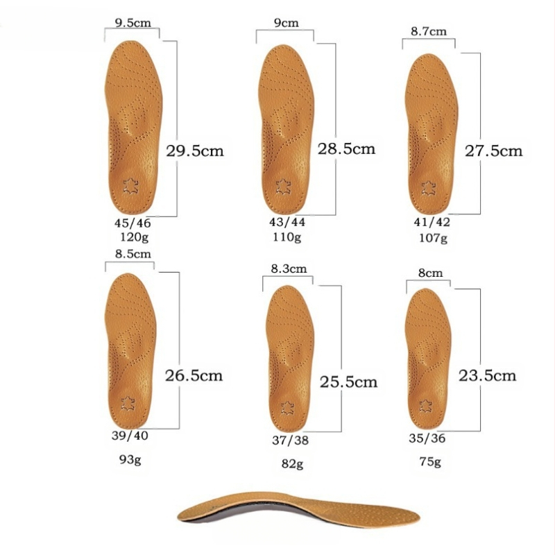 Palik Διορθωτικές Σόλες – Δερμάτινες, Ορθοπαιδικές, Ολόκληρη Σόλα, Unisex