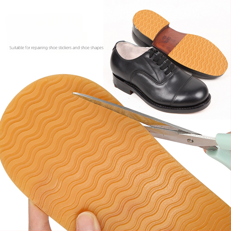 Visų sezonų gumos pado pleistras kurpėms – atsparus dilimui, neslidus ir triukšmo slopinimas; stilius Water Ripple Heel Sticker