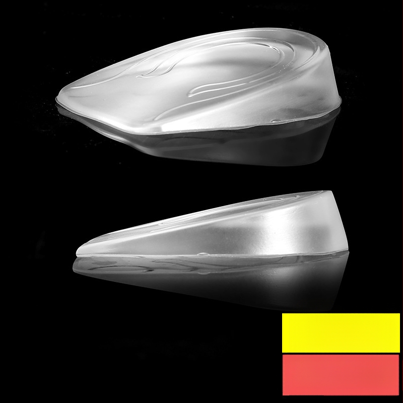 Υπόστρωμα αυξησης ύψους με εσωτερικό σιλικόνης, PU γέλη, διαφανές, unisex, για χειμώνα