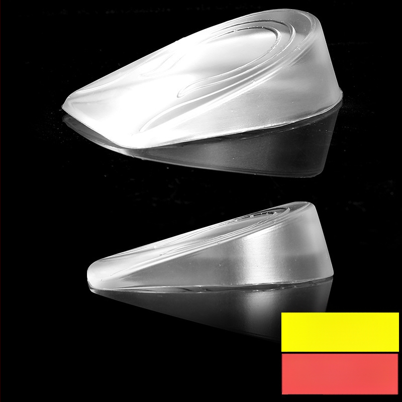 Υπόστρωμα αυξησης ύψους με εσωτερικό σιλικόνης, PU γέλη, διαφανές, unisex, για χειμώνα