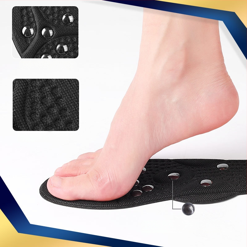 Μαγνητικοί πάτοι παπουτσιών για άνδρες και γυναίκες – Αναπνεύσιμο ύφασμα με μαγνήτες, Θεραπεία μαγνητικής υποστήριξης καμάρας, Ολόκληρος πάτος, Κατάλληλο για αθλητικά, δερμάτινα και μποτάκια