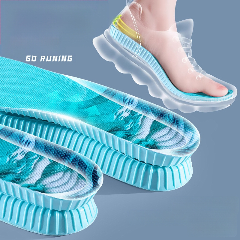 PU αθλητικοί πάτοι 6085 – απορρόφηση ιδρώτα, διαπνοή, υψηλή ελαστικότητα, πλήρης πάτος για παπούτσια τύπου sneakers, μποτάκια και casual, unisex