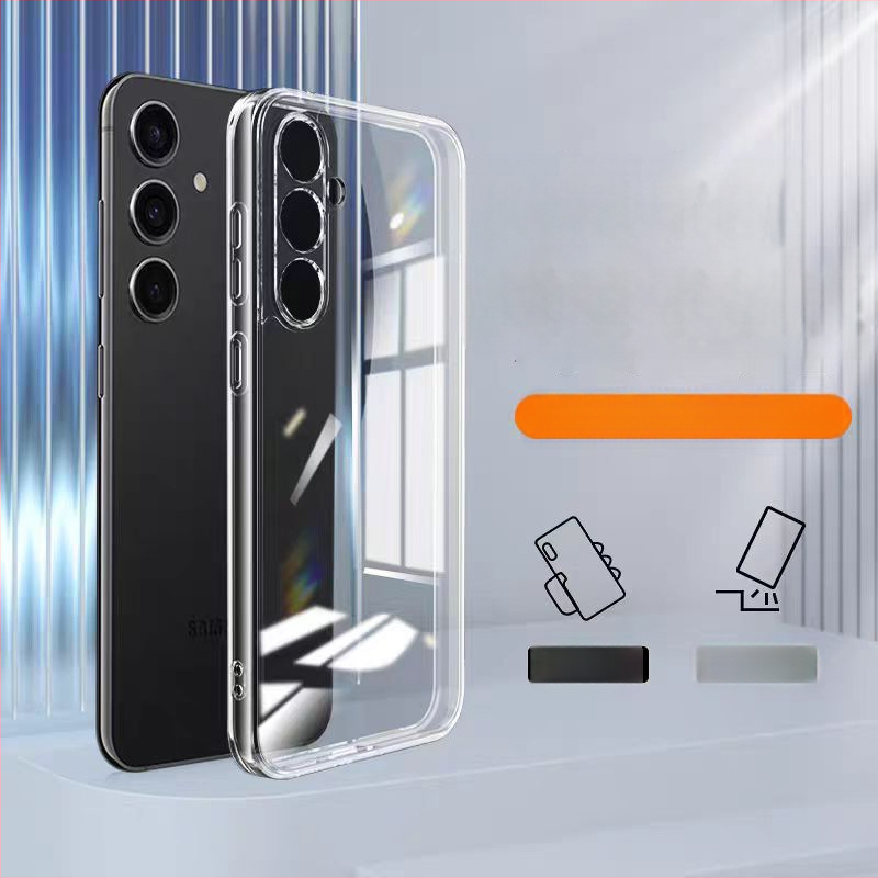 Carcasă TPU pentru Samsung S24/S24 Ultra, protecție completă a obiectivului, rezistență la șocuri, anti-amprentare, presare termică