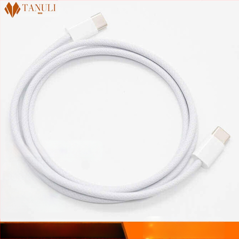 USB-C megztas kabelis, USB-C į USB-C, 0,3–2,5 m, 100W max, greitas įkrovimas