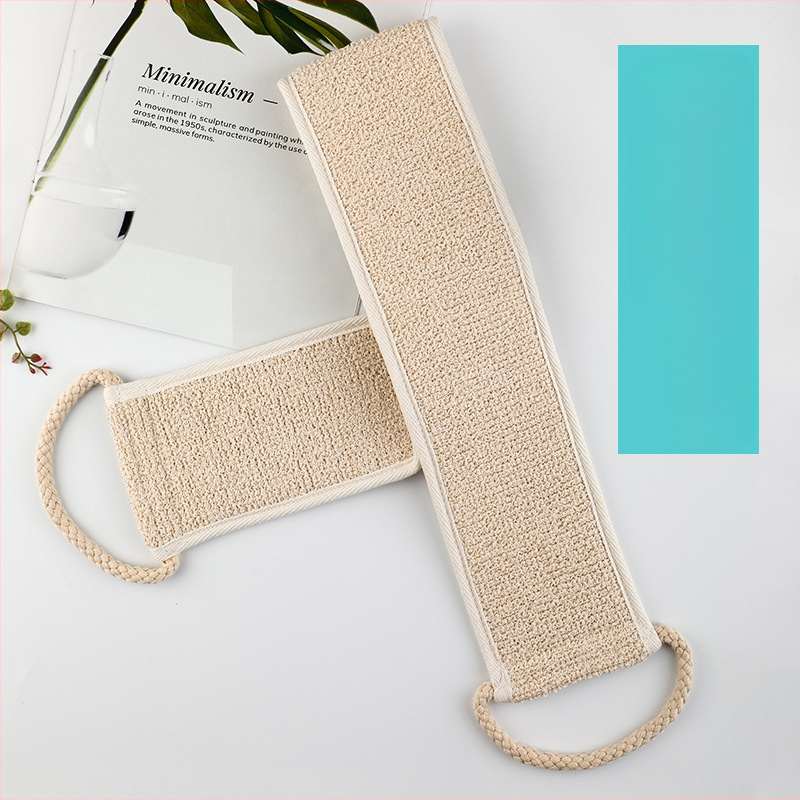 DUOFUEN lininis vonios rankšluostis, dviejų pusių masažas nugarai, 240 vnt., pritaikomas privatinis ženklinimas