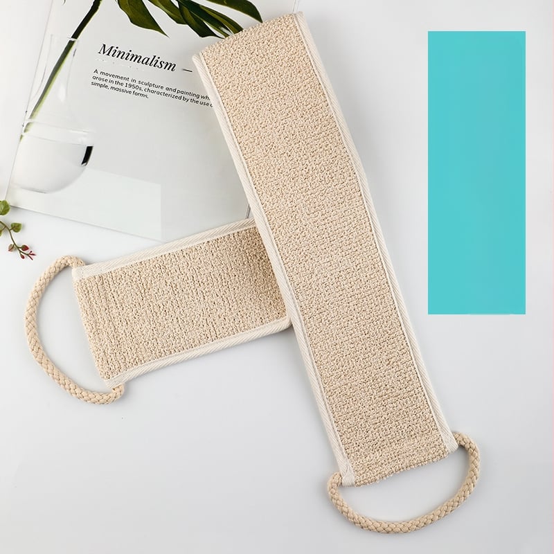 DUOFUEN lininis vonios rankšluostis, dviejų pusių masažas nugarai, 240 vnt., pritaikomas privatinis ženklinimas