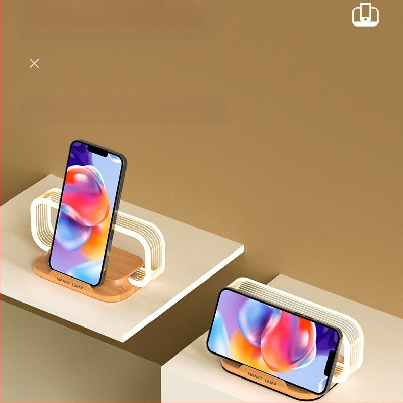 Λαμπτήρας κομοδίνου με ακρυλικό σκιά, αφής διακόπτης και νυχτερινό φωτισμό (CRI ≥90; βασική φωτεινότητα; τροφοδοσία από πρίζα)