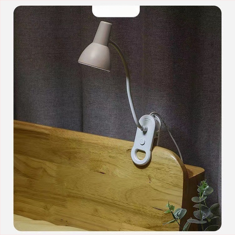 LED λάμπα κλιπ-αναδιπλόμενη, USB τροφοδοσία, πλαστικό σκιά, φωτιστικό ανάγνωσης σε κοιτώνες φοιτητών, CRI 70–79