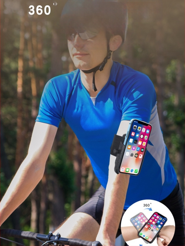 Rokas siksnas telefona turētājs ārējiem sporta pasākumiem, ABS materiāls, universāls, vasara 2024