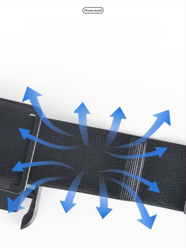 Rokas siksnas telefona turētājs ārējiem sporta pasākumiem, ABS materiāls, universāls, vasara 2024