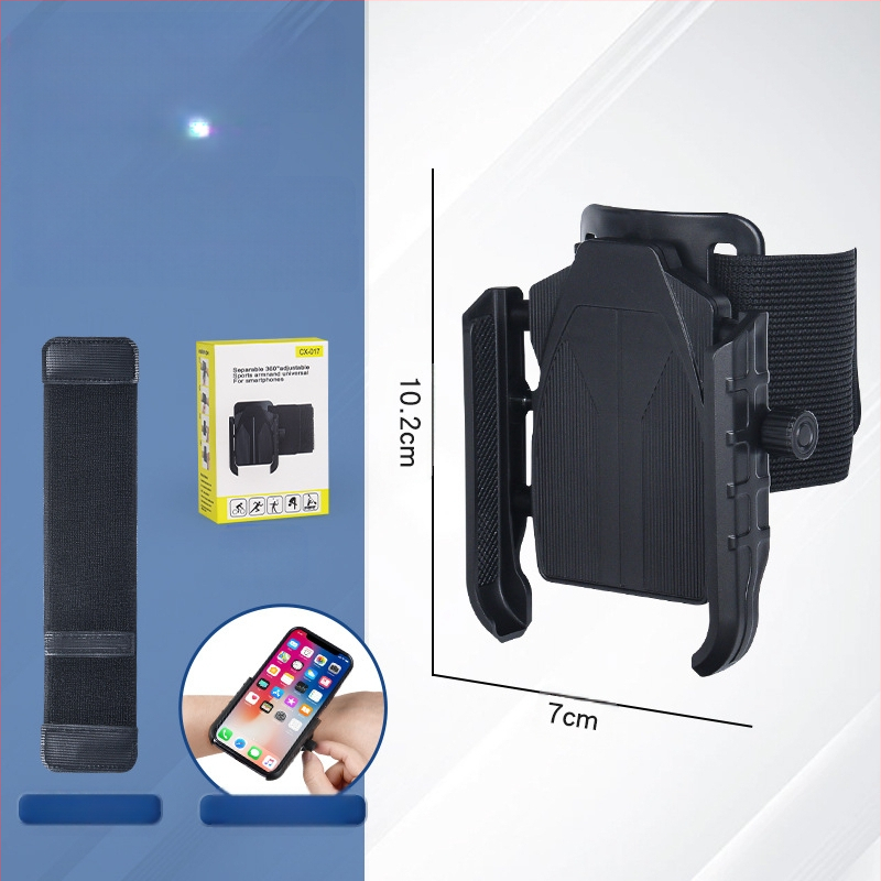 Rokas siksnas telefona turētājs ārējiem sporta pasākumiem, ABS materiāls, universāls, vasara 2024