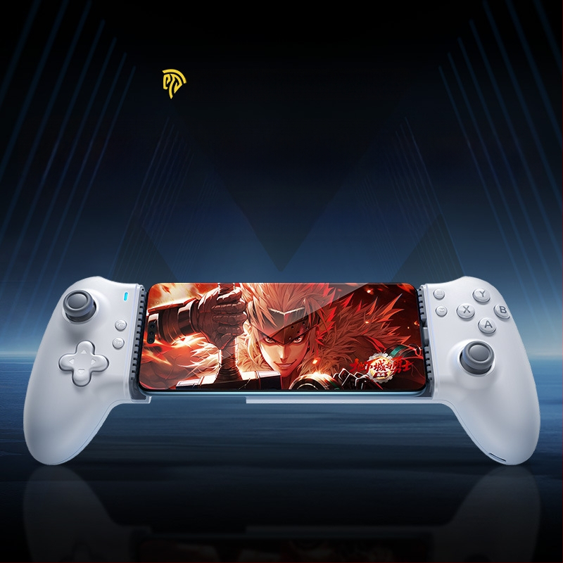 EasySMX M15 Type-C ενσύρματος φορητός ελεγκτής παιχνιδιών για κινητά — τεσσάρων Hall αισθητήρων, πλήρεις μηχανικοί διακόπτες, γραμμικοί Hall διακόπτες, 0 καθυστέρηση μέσω ενσύρματης σύνδεσης Type-C, 6 επίπεδα δόνησης, συμβατός με Android και iPhone 15