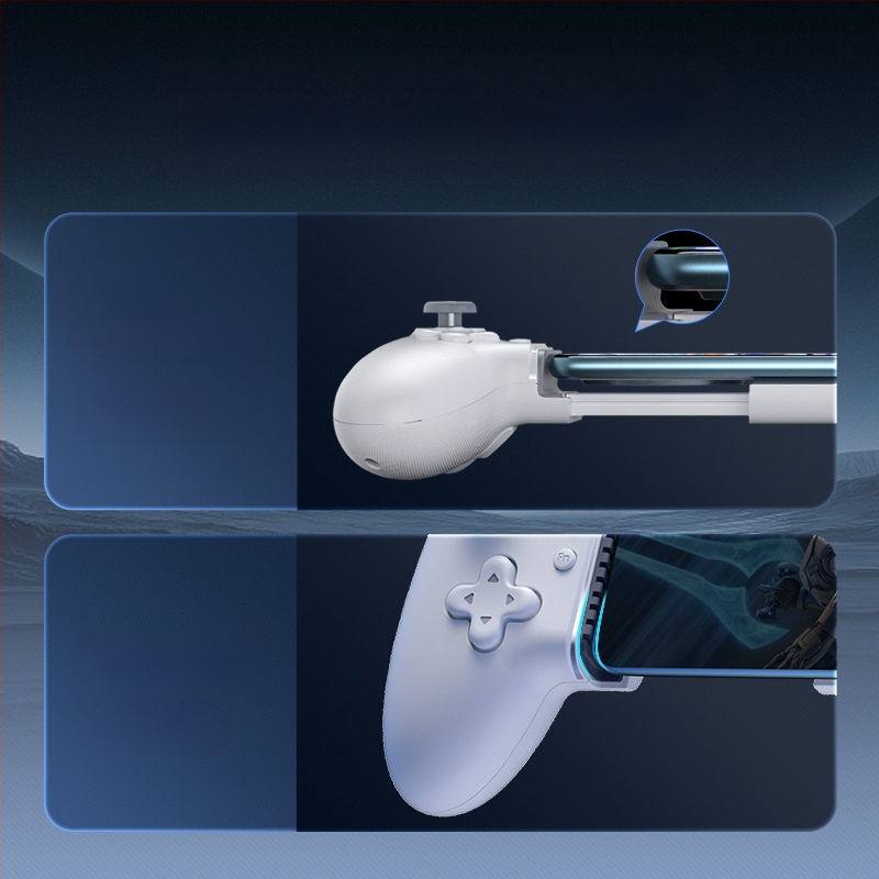 EasySMX M15 Type-C ενσύρματος φορητός ελεγκτής παιχνιδιών για κινητά — τεσσάρων Hall αισθητήρων, πλήρεις μηχανικοί διακόπτες, γραμμικοί Hall διακόπτες, 0 καθυστέρηση μέσω ενσύρματης σύνδεσης Type-C, 6 επίπεδα δόνησης, συμβατός με Android και iPhone 15