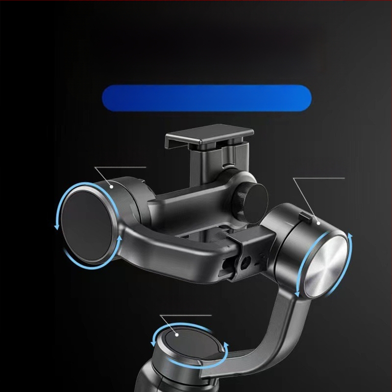 F6 trijų ašių išmaniojo telefono stabilizatorius su programėlės valdymu, Bluetooth, nuotolinis valdiklis įtrauktas, modelis RK-C213