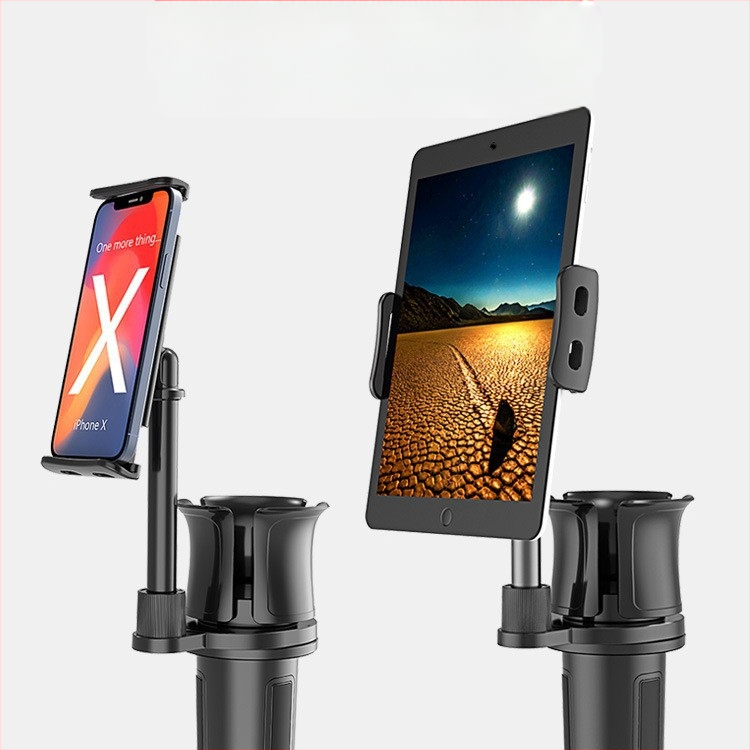 Višenamjenski držač čaše za auto, nosač za stražnju sjedalu za bocu vode, telefon i tablet; UBINA; Materijal: ABS + aluminijska legura; Model 109; Prilagodljiv; Licencirana privatna etiketa