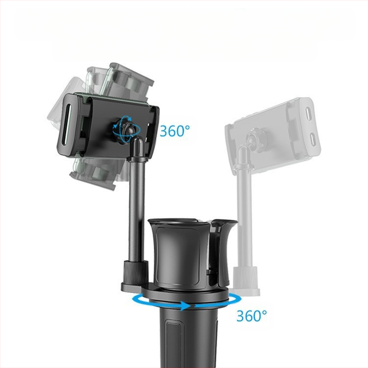 Višenamjenski držač čaše za auto, nosač za stražnju sjedalu za bocu vode, telefon i tablet; UBINA; Materijal: ABS + aluminijska legura; Model 109; Prilagodljiv; Licencirana privatna etiketa