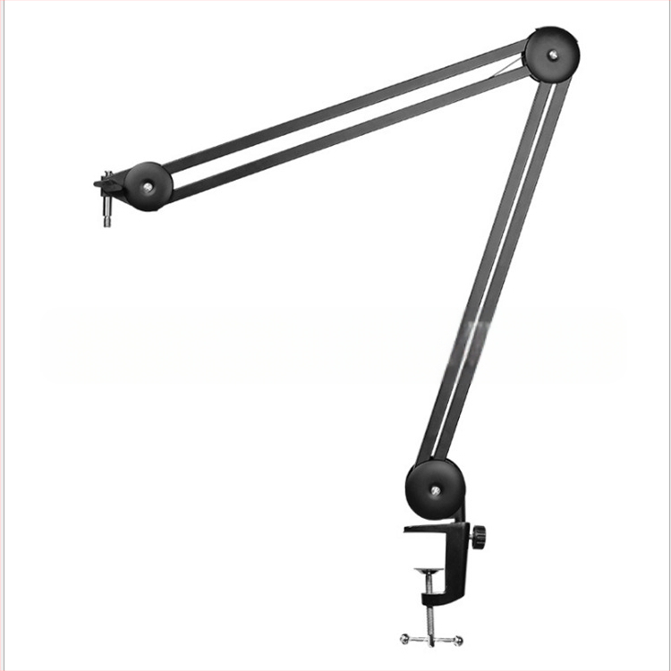 Микрофонна стойка с петокрак държач и регулиуемо рамо; железна конструкция; E27 държач за лампа; 220V; 275W; модел DR006