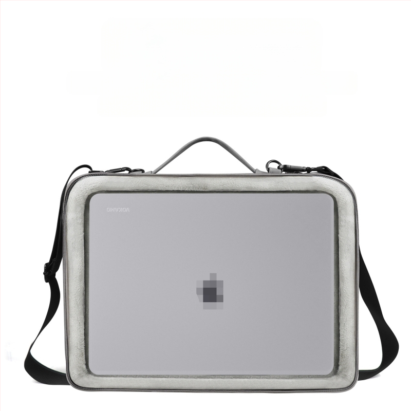 Nešiojamojo kompiuterio krepšys iš avių odos – atsparus vandeniui, dėvėjimui ir pjovimui, dryžuotas išorė ir poliesterio vidus, unisex