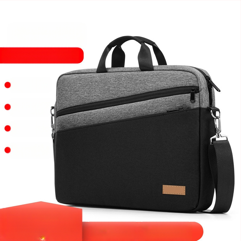 Pečių krepšys nešiojamam kompiuteriui, crossbody, Oxford audinys, atsparus vandeniui, atsparus dilimui, kirpimo atsparumas, sausas ir drėgnos skirsnis