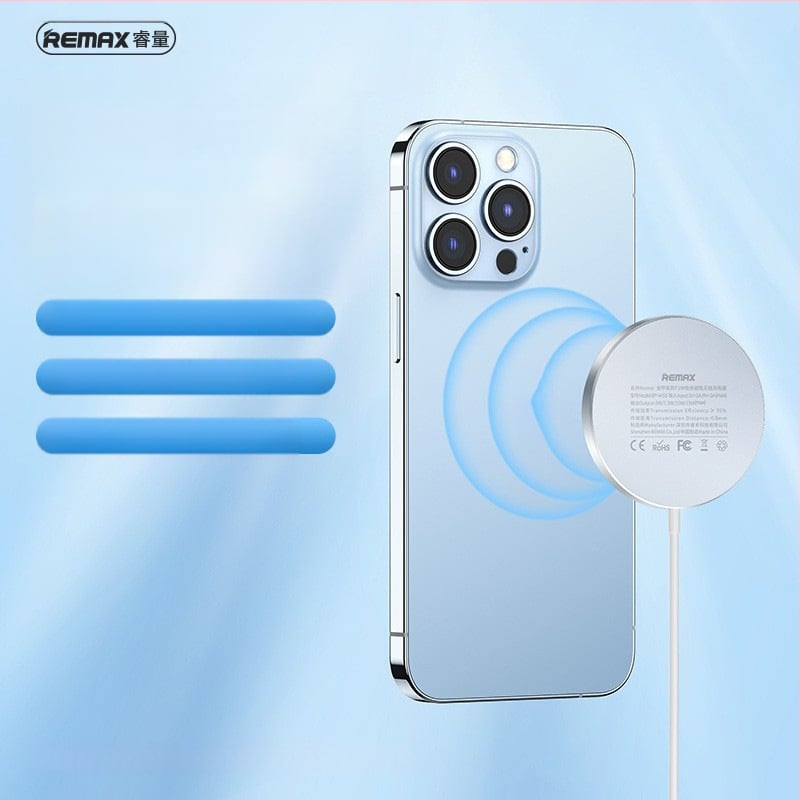 Remax RP-W58 Belaidis įkroviklis su magnetiniu išlygiu ir 15W PD