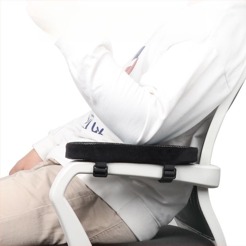 Biuro kėdės rankos atrama pagalvėlė, atminties putų užpildas, poliesterio užvalkalas, šiuolaikinis minimalistinis stilius, pritaikymas