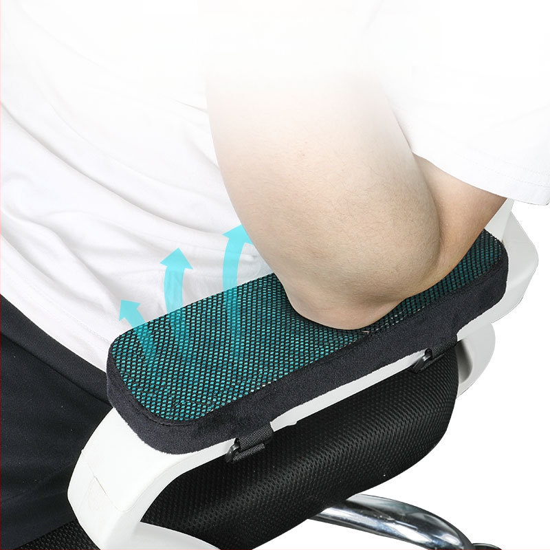 Biuro kėdės rankos atrama pagalvėlė, atminties putų užpildas, poliesterio užvalkalas, šiuolaikinis minimalistinis stilius, pritaikymas