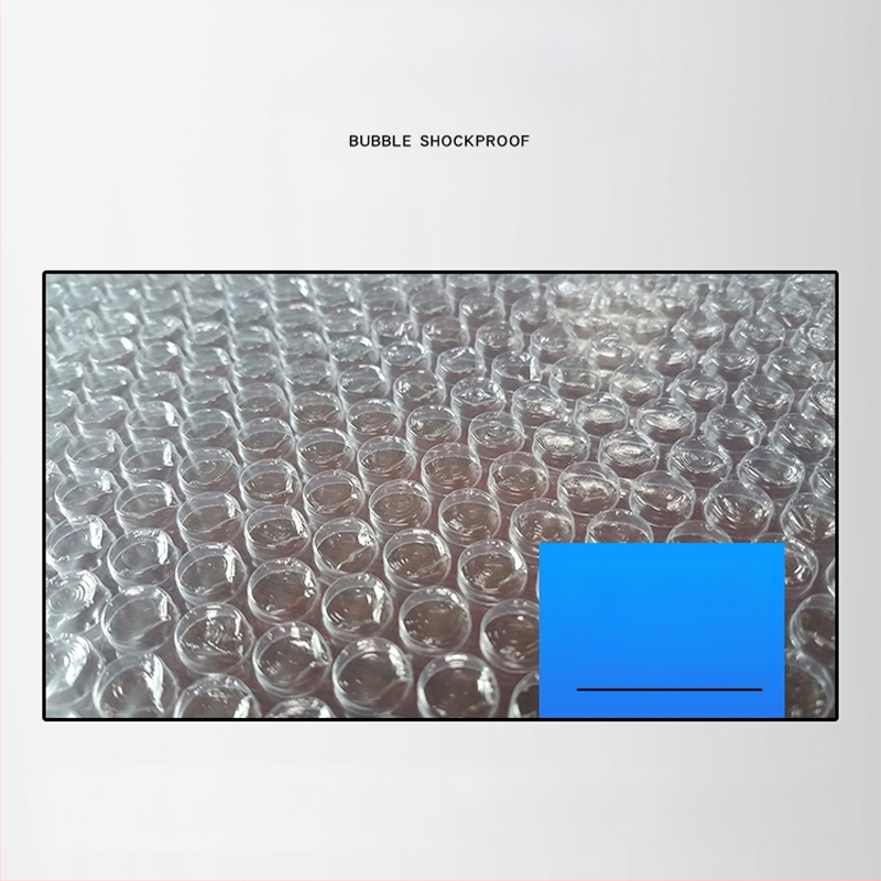 Ritinėlis pakavimo burbulinės plėvelės, storintas, vidutiniai burbulai, storis 5–6, burbulų skersmuo 10 mm, burbulų aukštis 4 mm, tankis 10