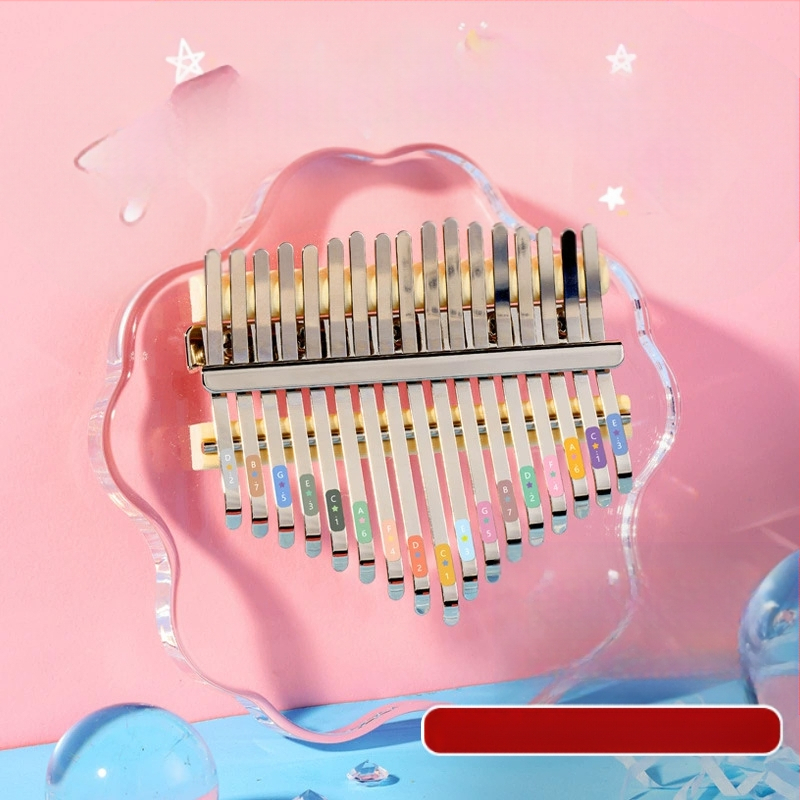 Kalimba Hua Shu, διαφανές μοντέλο, 21-τόνο kalimba