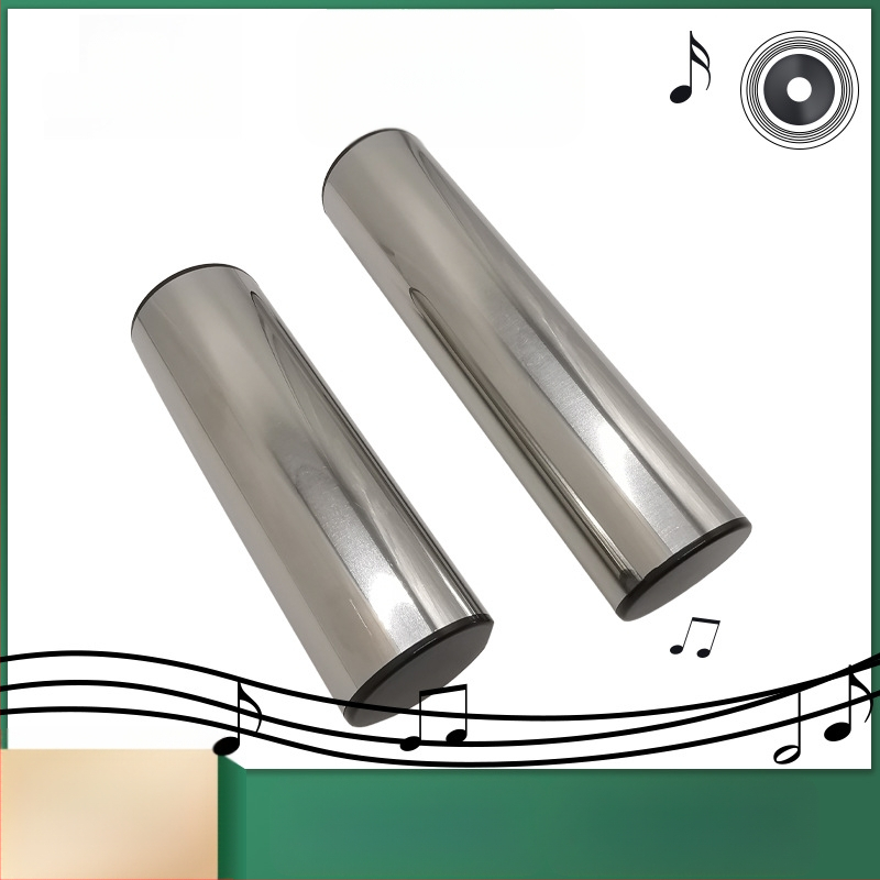 Metalna zvučna cijev s pijeskom — edukativni udarni instrument za sluh i interakciju roditelj-dijete, pogodno za uzrast 7–14 godina