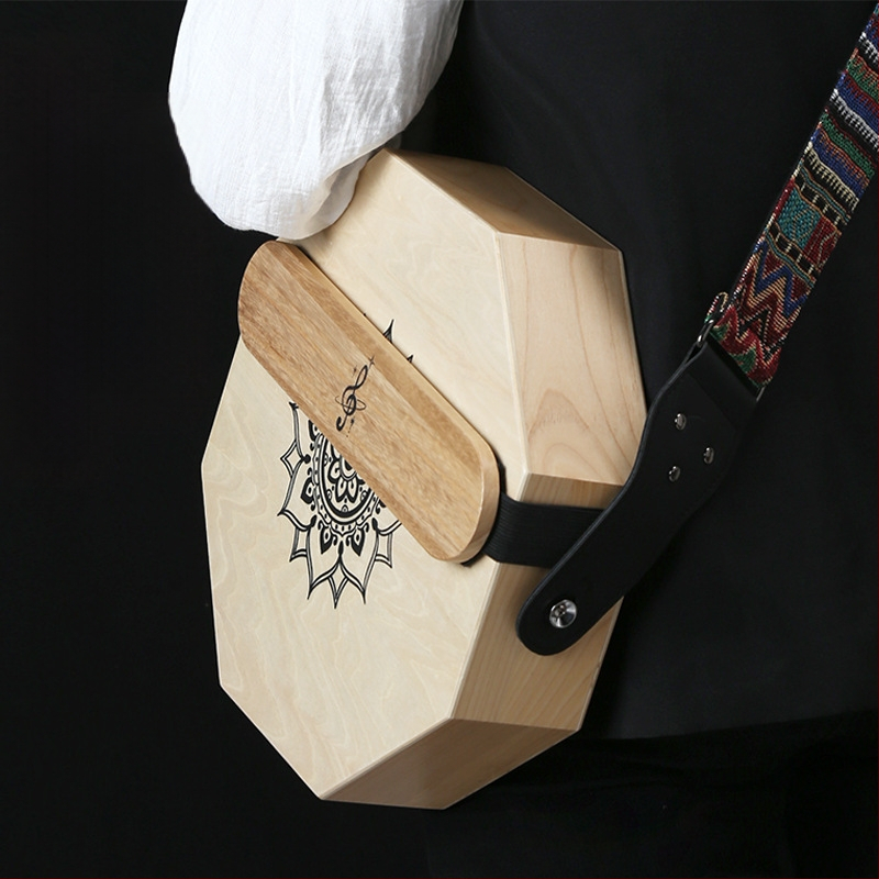 Ταμπούριν Turning Fish, από birch ξύλο, όχι για παιδιά