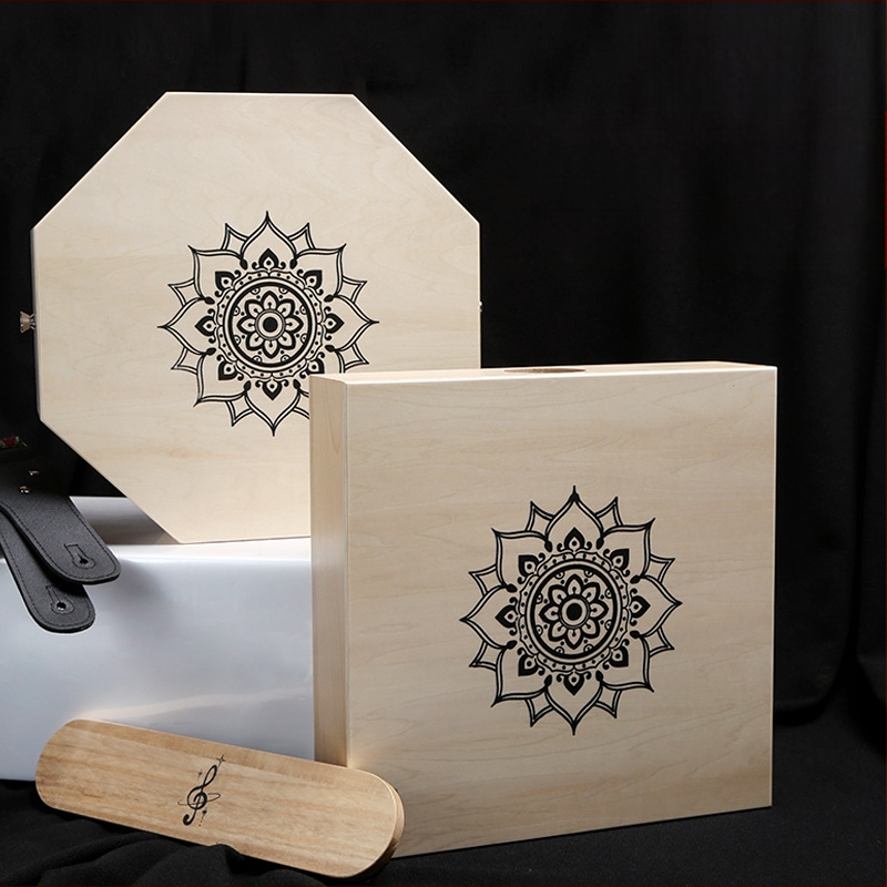 Ταμπούριν Turning Fish, από birch ξύλο, όχι για παιδιά