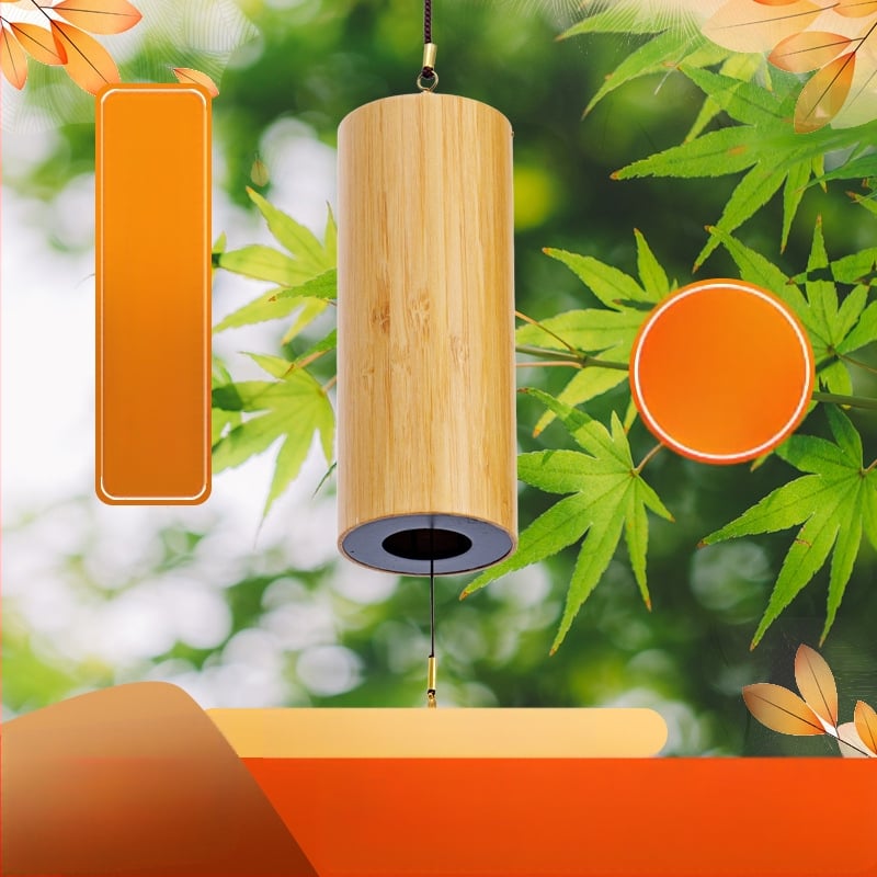 Μπαμπού καμπανάκια για τον άνεμο – ιαπωνικού στυλ και νέου κινεζικού στυλ, κρεμαστά καμπανάκια για τον άνεμο