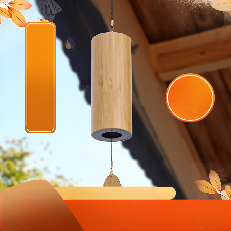 Μπαμπού καμπανάκια για τον άνεμο – ιαπωνικού στυλ και νέου κινεζικού στυλ, κρεμαστά καμπανάκια για τον άνεμο