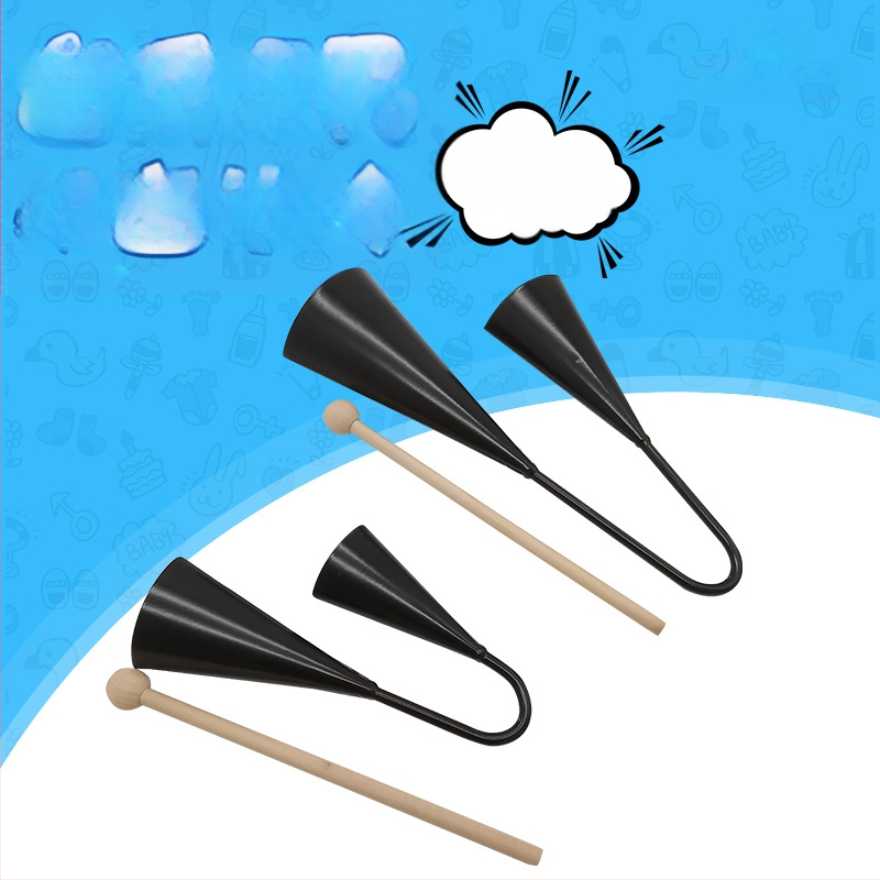 Orffov udarni instrument - Dvostruka truba, metal, Jing Xuan, Djeca 4–6 godina